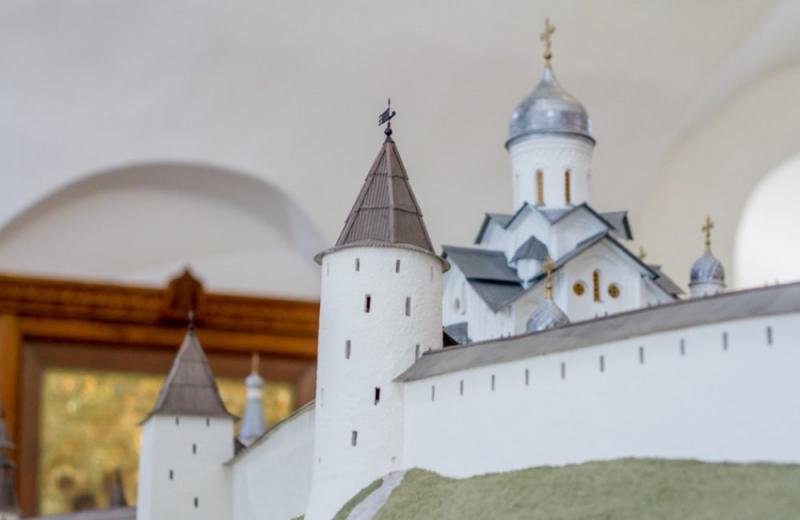 Макет Псковского Кремля в образе XV века