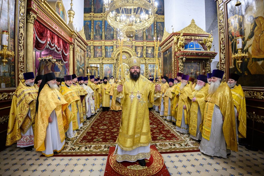 В свой день Ангела митрополит Матфей совершил Божественную Литургию в Свято-Троицком кафедральном соборе