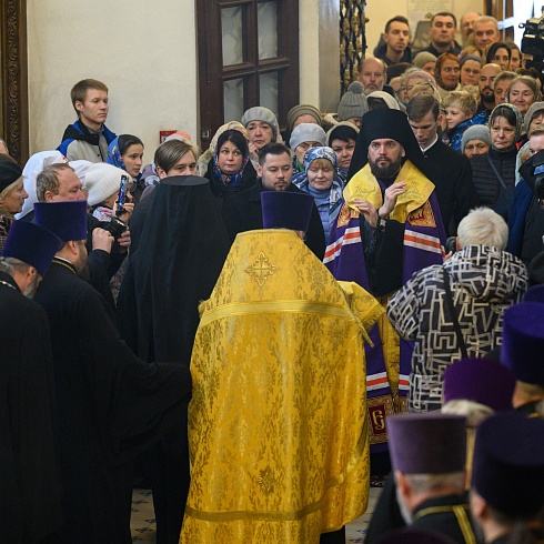 Епископ Псковский и Порховский Арсений прибыл на Псковскую кафедру
