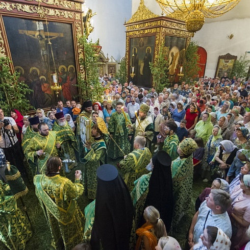 Праздник Святой Троицы отметили в Пскове. ФОТО