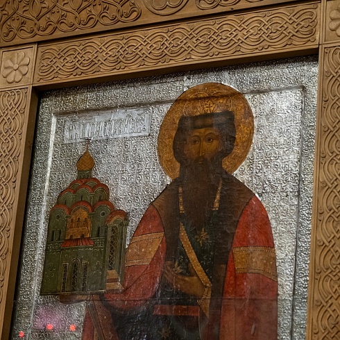 В престольный праздник, день памяти благоверного князя Всеволода-Гавриила, митрополит Арсений совершил торжественные богослужения в Свято-Троицком кафедральном соборе г. Пскова