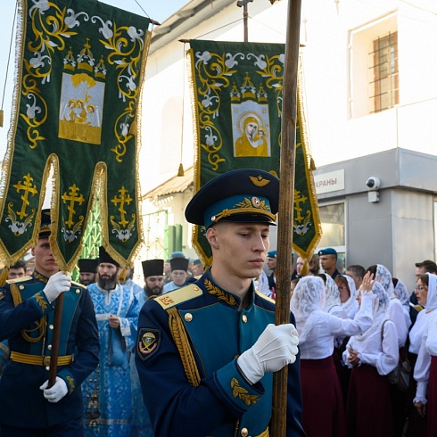 В Псковскую епархию прибыла чудотворная Казанская икона Божией Матери
