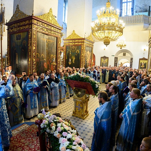 В Псковскую епархию прибыла чудотворная Казанская икона Божией Матери