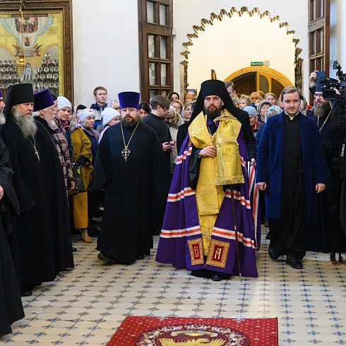 Епископ Псковский и Порховский Арсений прибыл на Псковскую кафедру