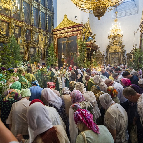 Праздник Святой Троицы отметили в Пскове. ФОТО