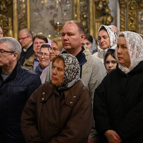 В праздник Светлого Христова Воскресения митрополит Арсений совершил Пасхальное богослужение