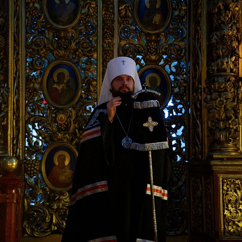 Митрополит Арсений совершил чтение покаянного канона святого Андрея Критского в Свято-Троицком кафедральном соборе