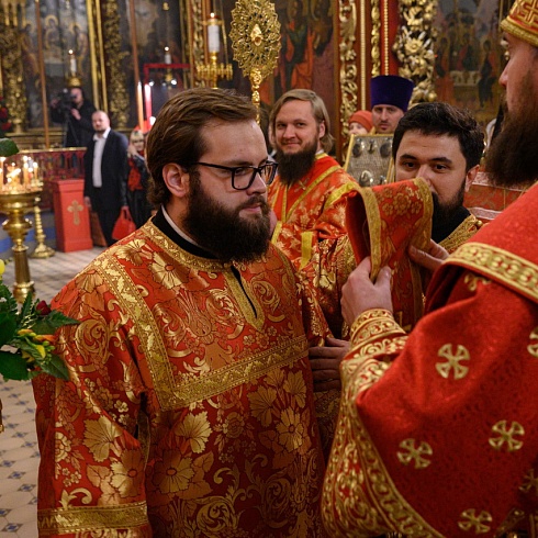 В праздник Светлого Христова Воскресения митрополит Арсений совершил Пасхальное богослужение