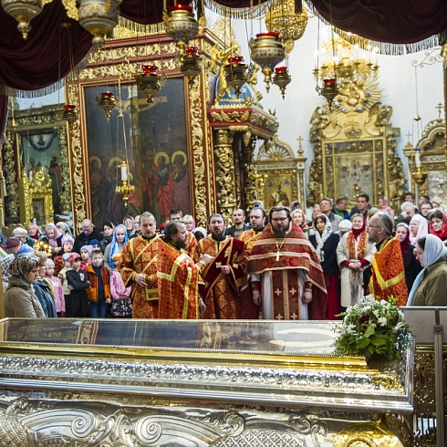 День памяти благоверного князя Всеволода-Гавриила Псковского молитвенно отпразновали в Троицком соборе