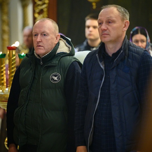 В Великий Четверг митрополит Арсений совершил Литургию в Свято-Троицком кафедральном соборе