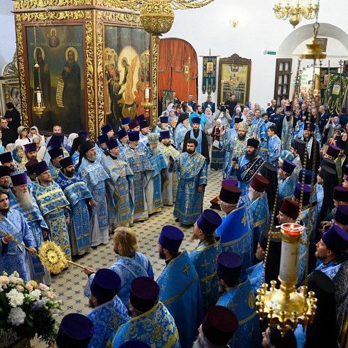 В Псковскую епархию прибыла чудотворная Казанская икона Божией Матери